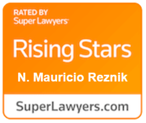 Super Lawyers Rising Stars badge N. Mauricio Reznik